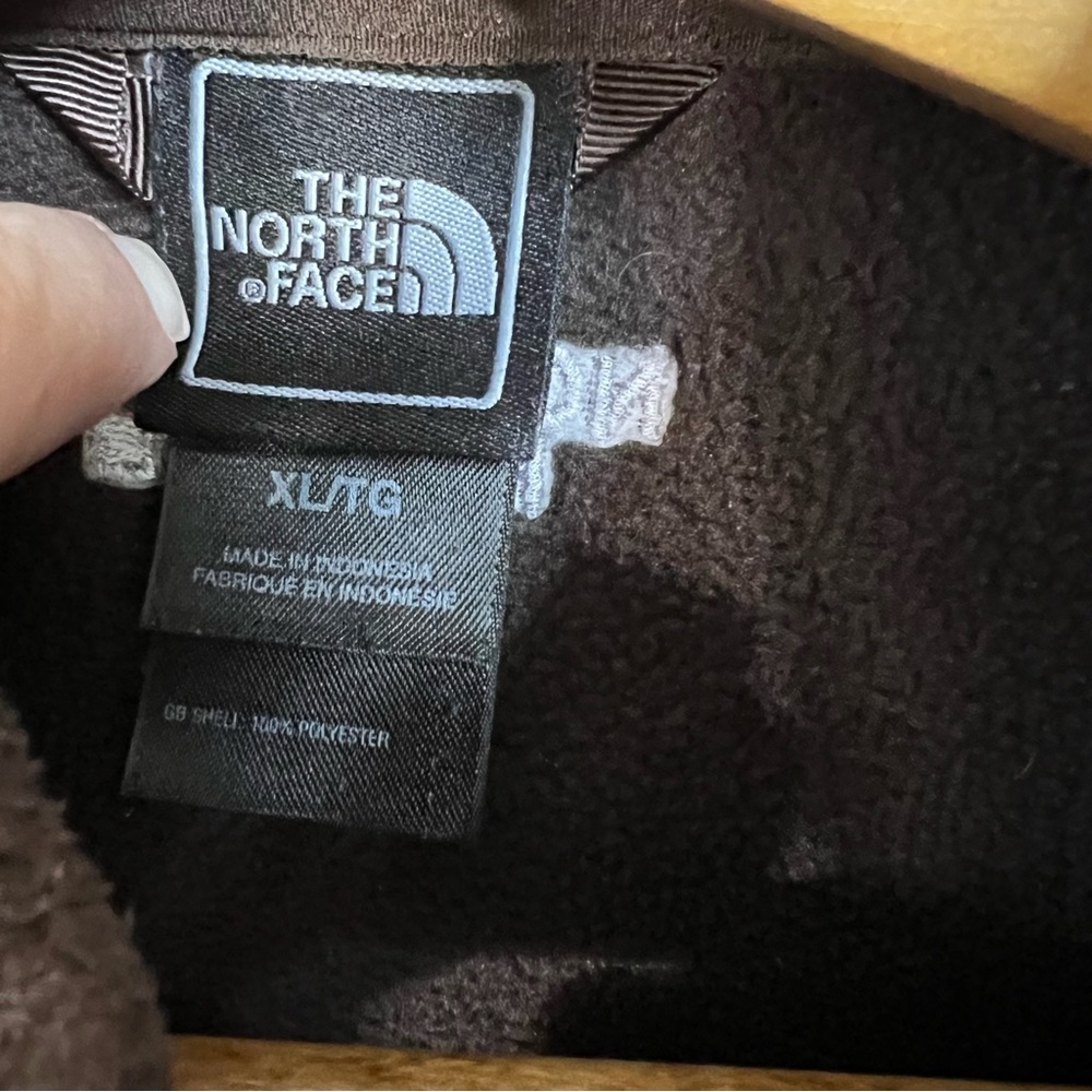 The North Face Full Zip Jacket Brown Size XL Girls Kids - Picture 3 of 8